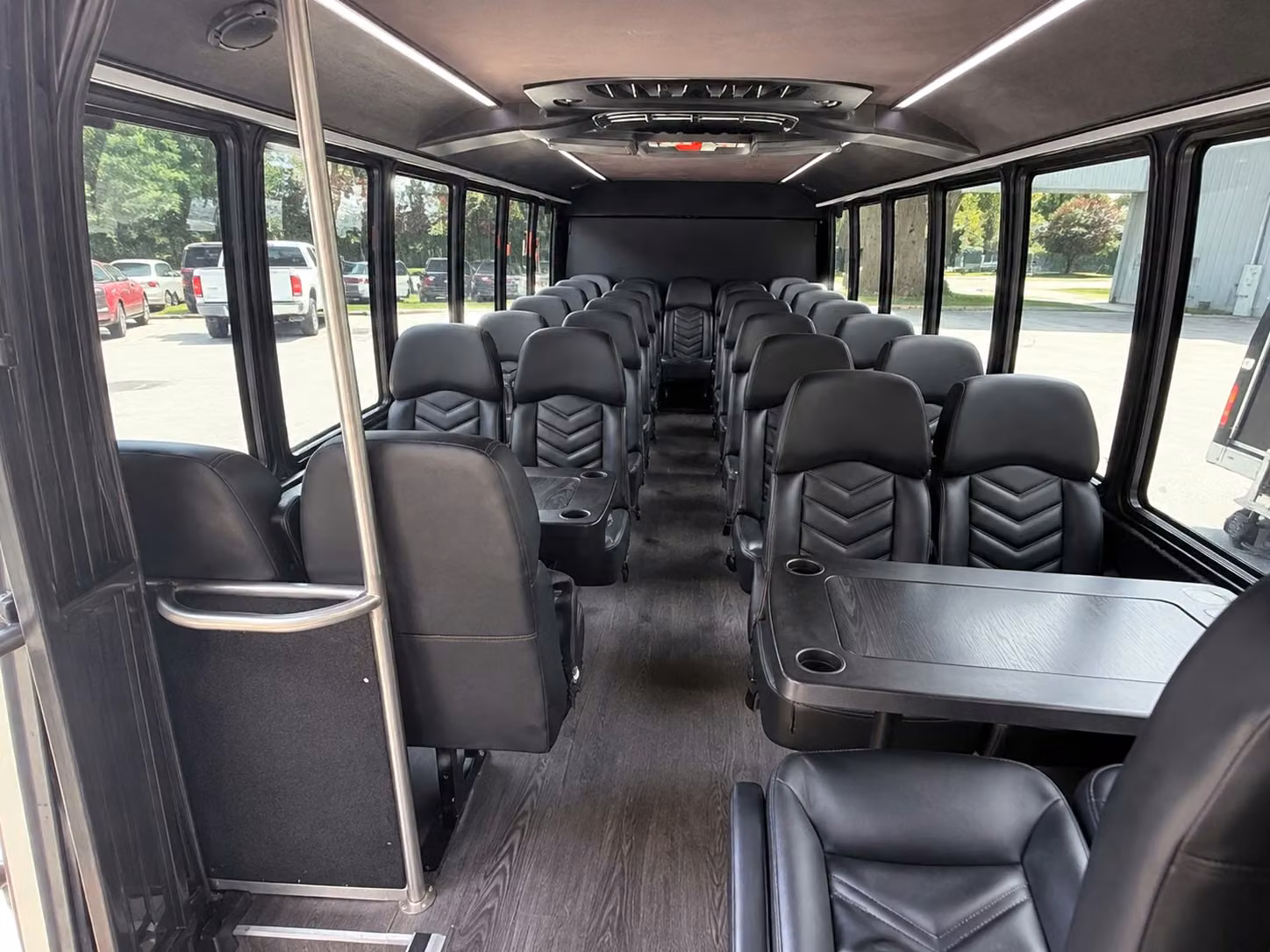 18 passenger minibus inside