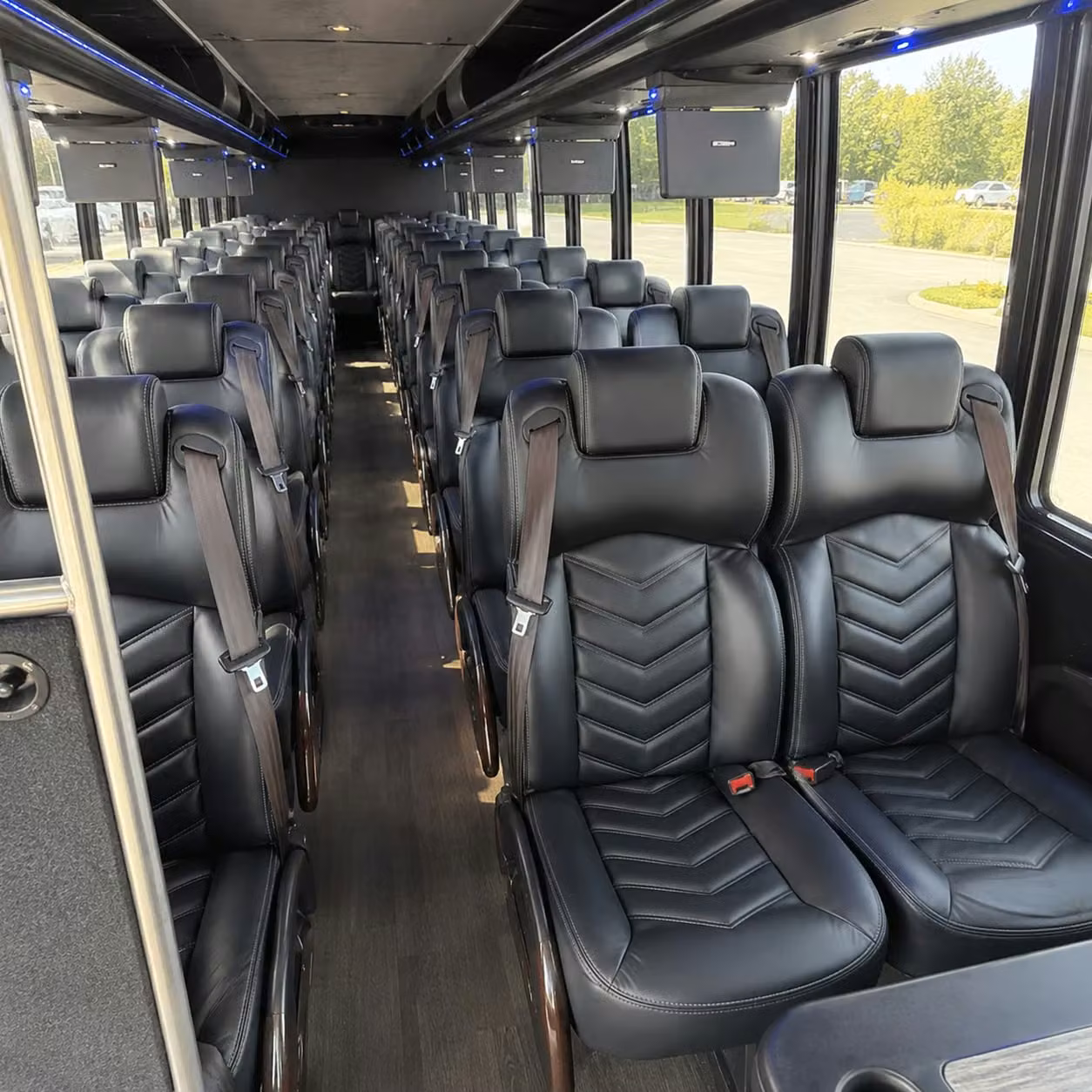 35 passenger minibus interior