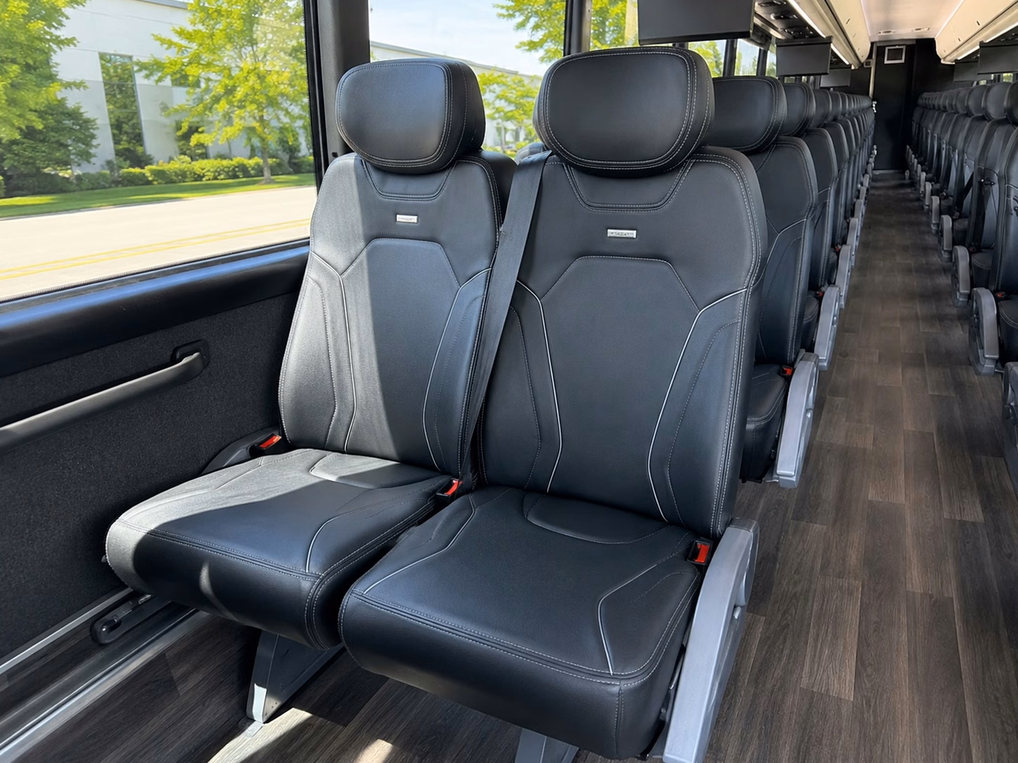 sterling heights charter bus interior