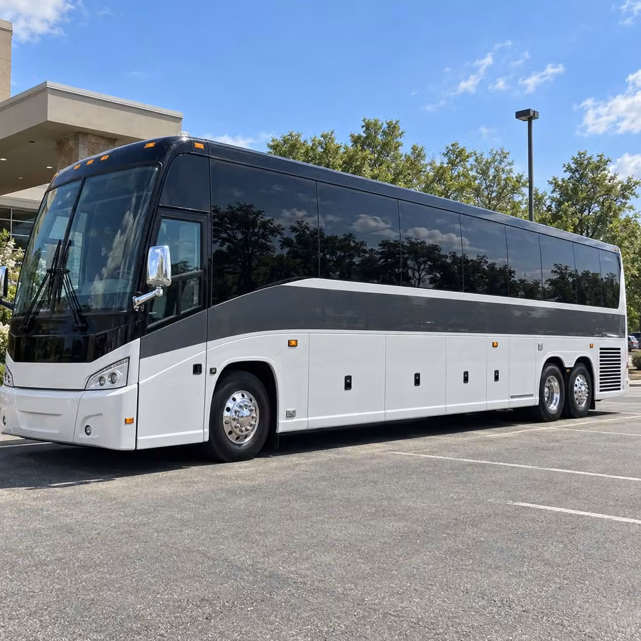 use a charter bus for large wedding parties traveling across metro detroit